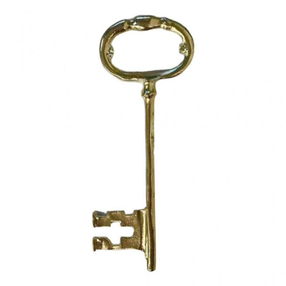 Chave Abertura De Caminhos Dourada 14,50 Cm Em Metal