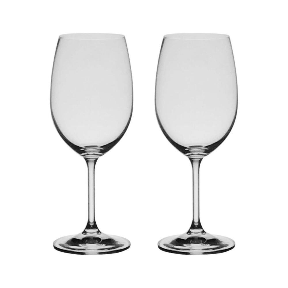 2 Taças De Cristal Para Vinho Tinto 350 Ml Roberta Bohemia