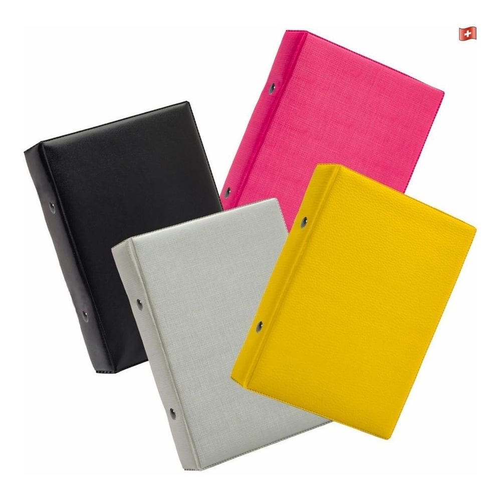 4 Albuns Fotos 15X21/100 Couro C/Espuma Formatura 400 Fotos