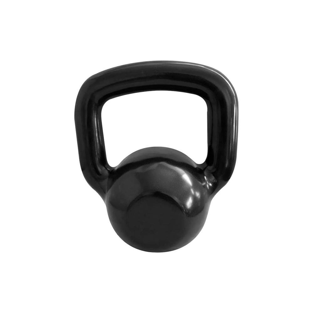 Kettlebell Emborrachado 6Kg Fundidos De Minas - Preto