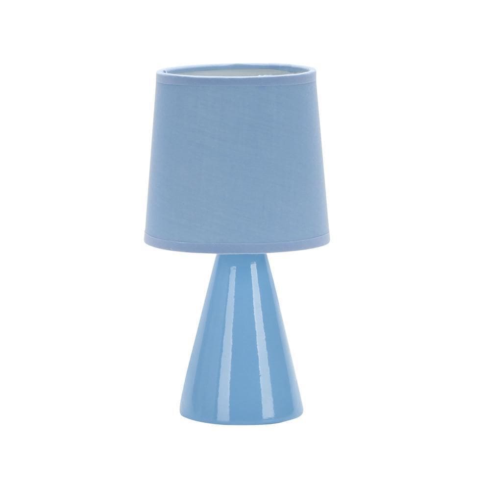Abajur Cerâmica Pottery E-27 Taschibra Azul 0130x250mm