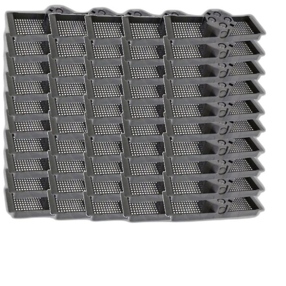 Kit 50 Caixa Luz Suporte Para Laje Octogonal 30Cm Tuboline