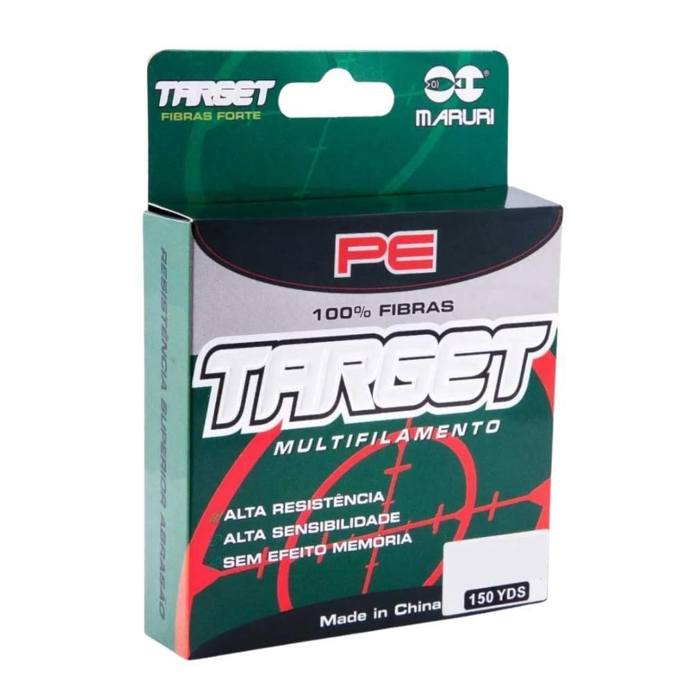 Linha Multifilamento Maruri Target 4X 0,17Mm 137M Verde