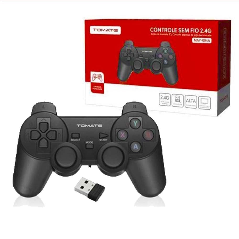 Controle Sem Fio 2.4Ghz Game Pad Usb Joystick Wifi Retrogame