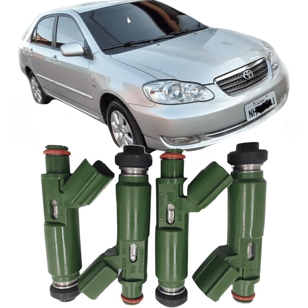 Kit 4 Bico Injetor Corolla 1.8 16V De 03 A 08 Denso