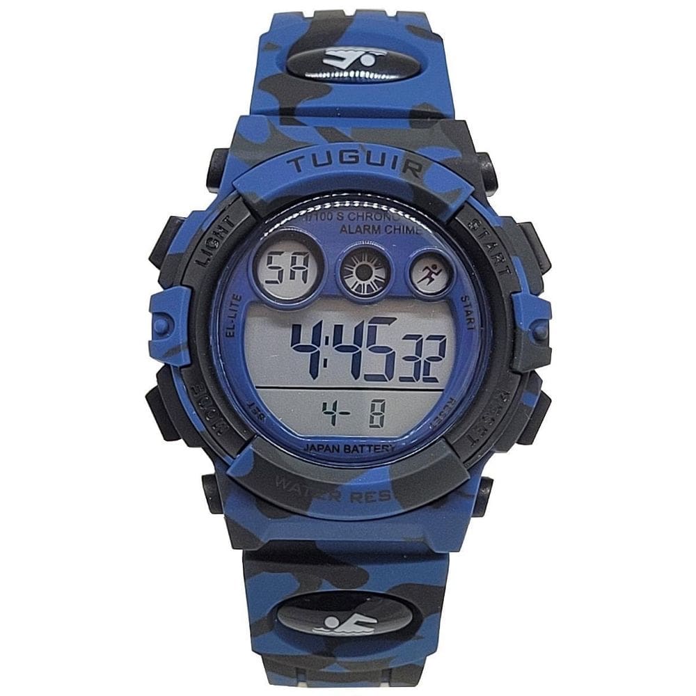 Relógio Infantil Menino Tuguir Digital Tg30346 Azul