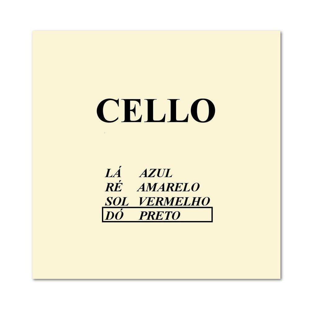 Corda Avulsa M Calixto Cello Dó Aço Mauro Calixto