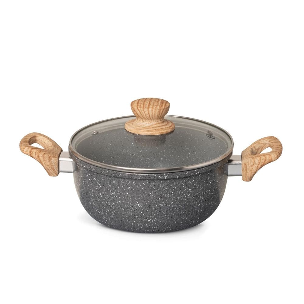 Caçarola Oster 7,5l Cerâmica Marble Edition Dark Grey