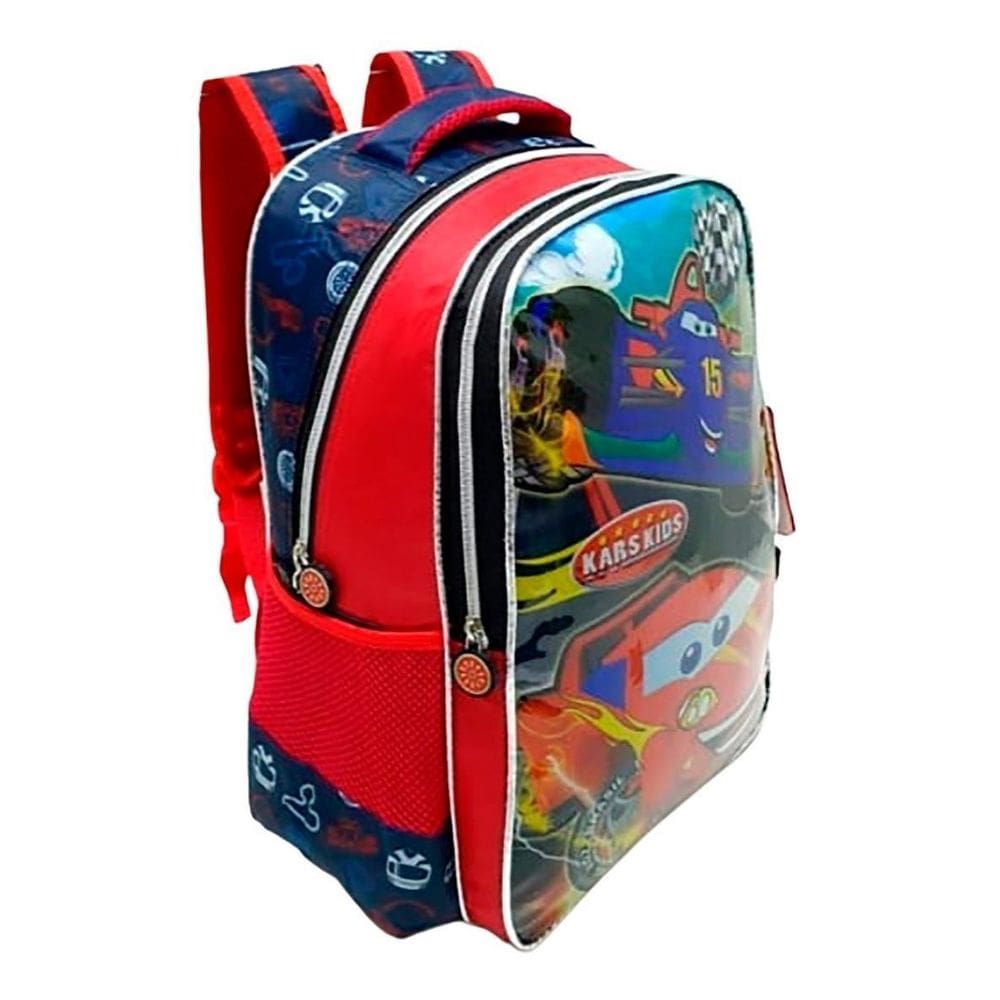 Mochila Carros Infantil Masculina Escolar Costas Aulas M4147