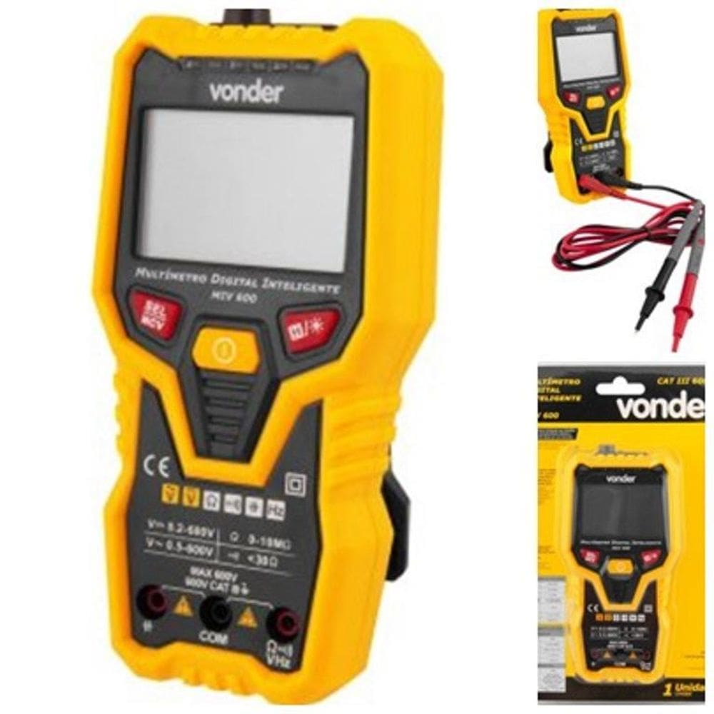 Multimetro Digital Inteligente Miv600 Vonder