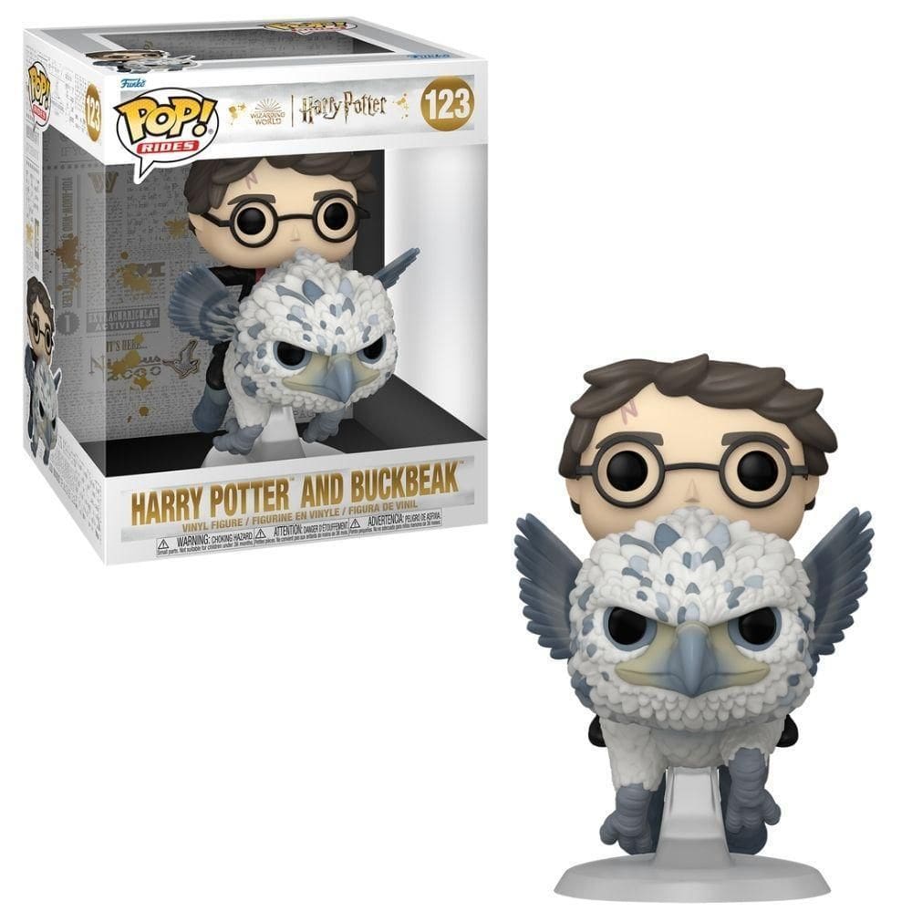 Boneco Funko Pop Rides Deluxe Harry Potter Harry & Buckbeak