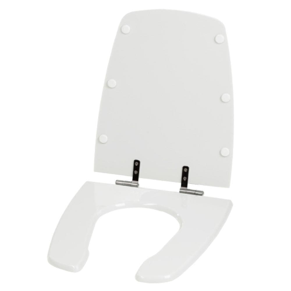 Assento Poliéster Laminado Handicapped Branco Vaso Celite