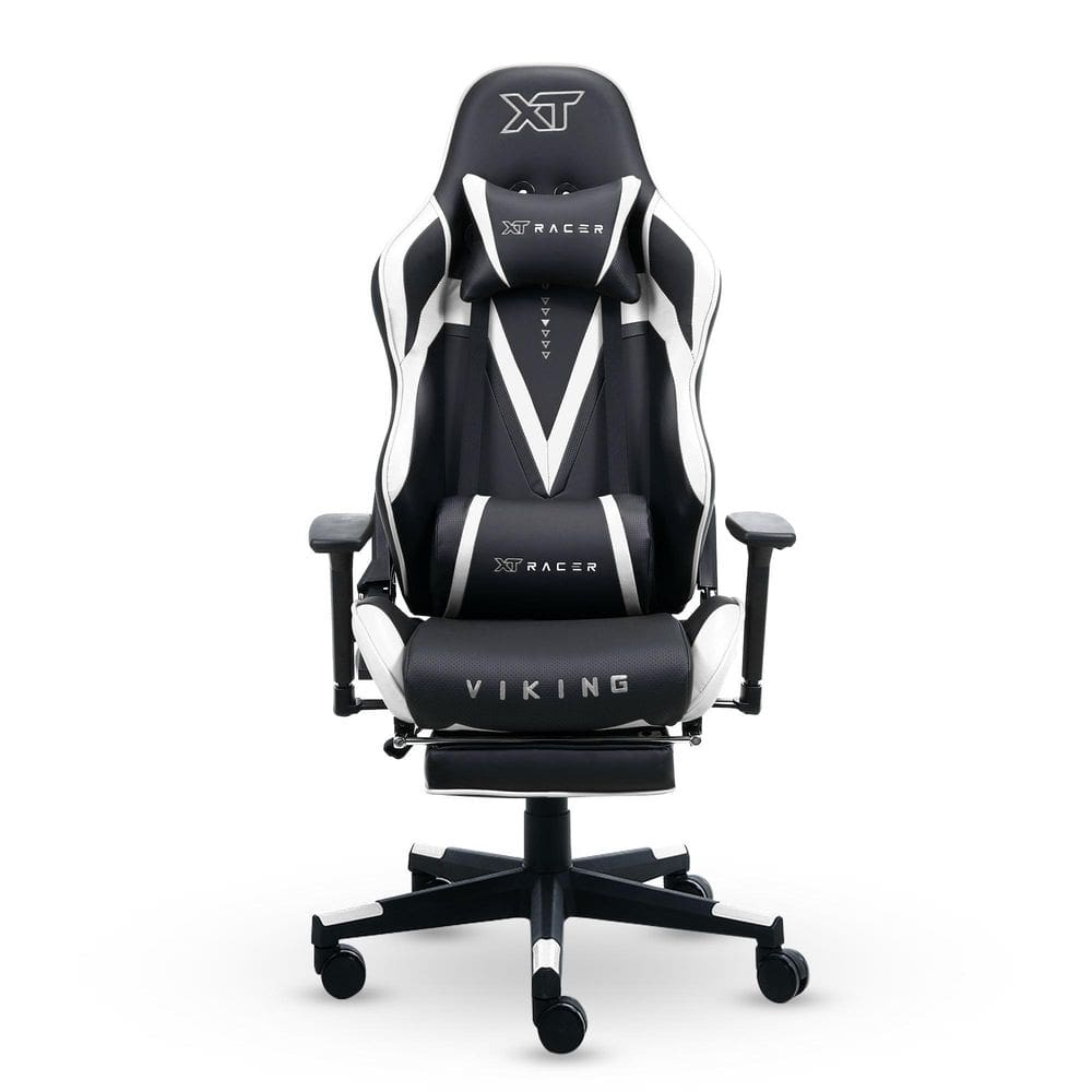 Cadeira Gamer Xt Racer Viking Series Com Apoio De Pés Branco