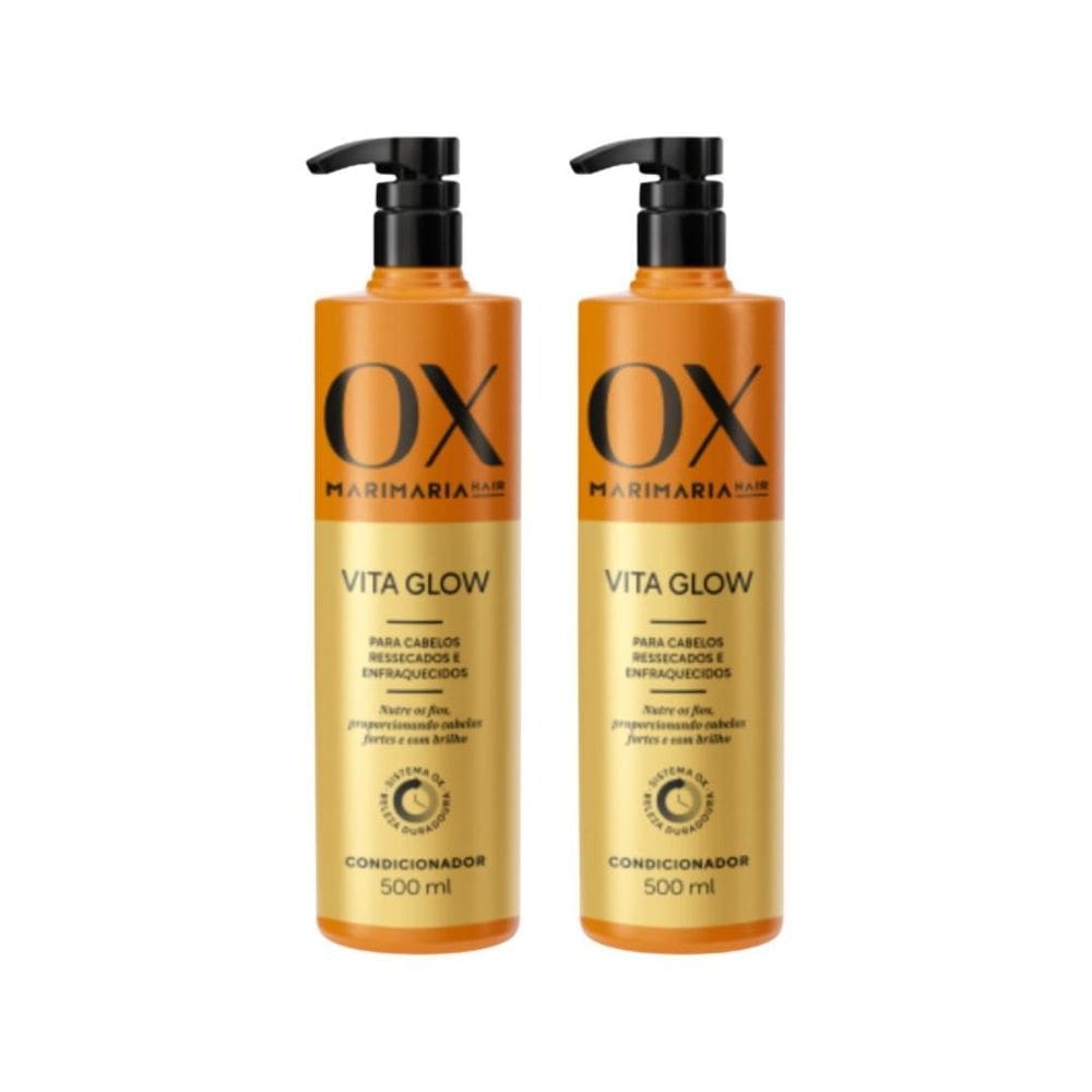 Condicionador Ox Vita Glow Mari Maria 500Ml - Kit C/2Un