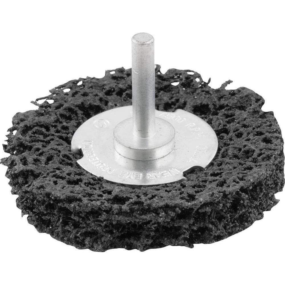 Esponja Abrasiva 75Mm Haste 1/4 Preta - Vonder