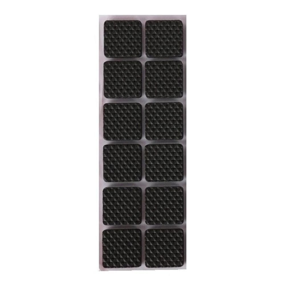 Kit 12 Protetores Adesivo Moveis Borracha Pés Cadeira Feltro