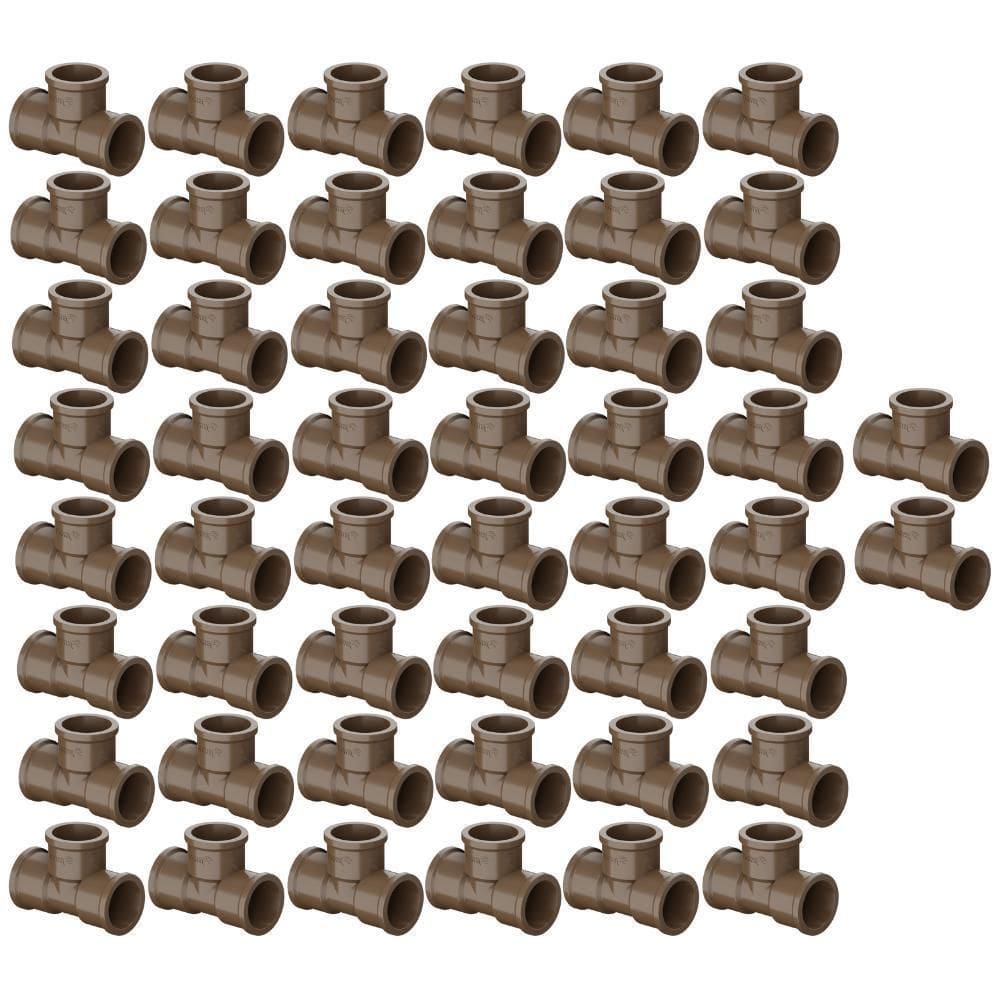 Kit Com 50 Unidades Tê Soldável T 32 Mm Tigre