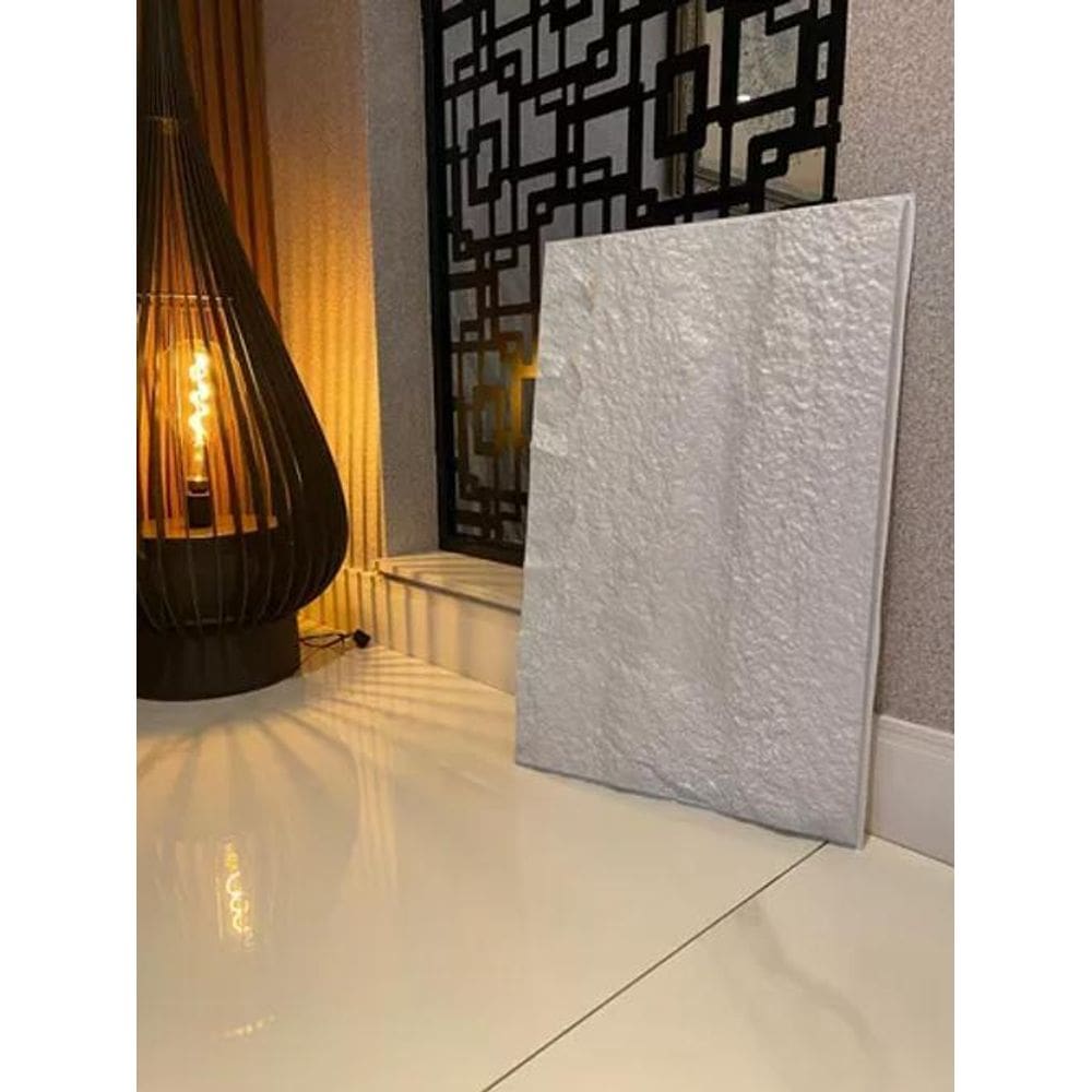 Placas Painel Pedra Leve Revestimento Parede 3D Kit 25 Un