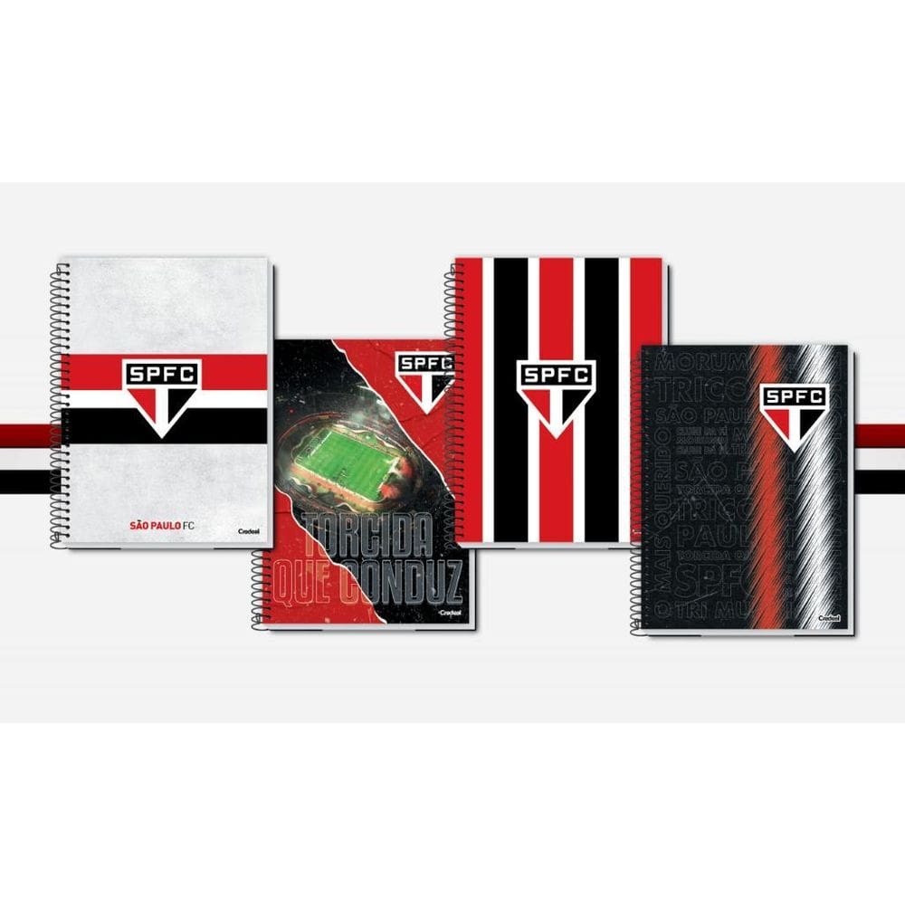 Caderno C/D 10 Matérias Fc 160 Folhas Credeal