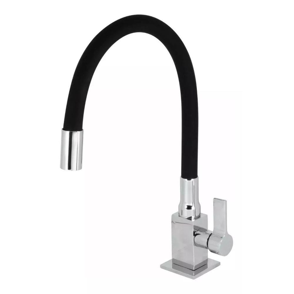 Torneira Luxo Preta Flexível 30cm - Modelo 4168C70