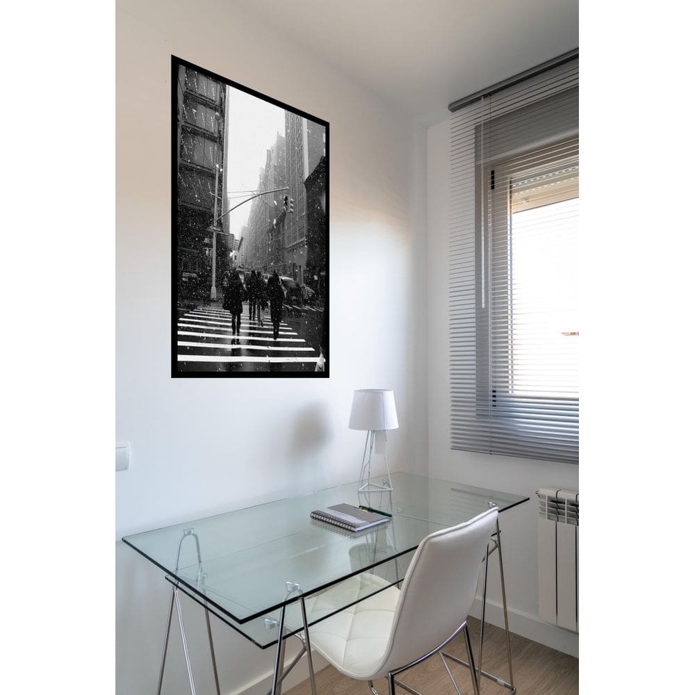 Quadro Decorativo New York Pedestres - 70X50Cm