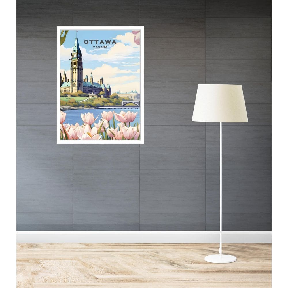 Quadro Decorativo Ottawa Canadá - 70X50Cm
