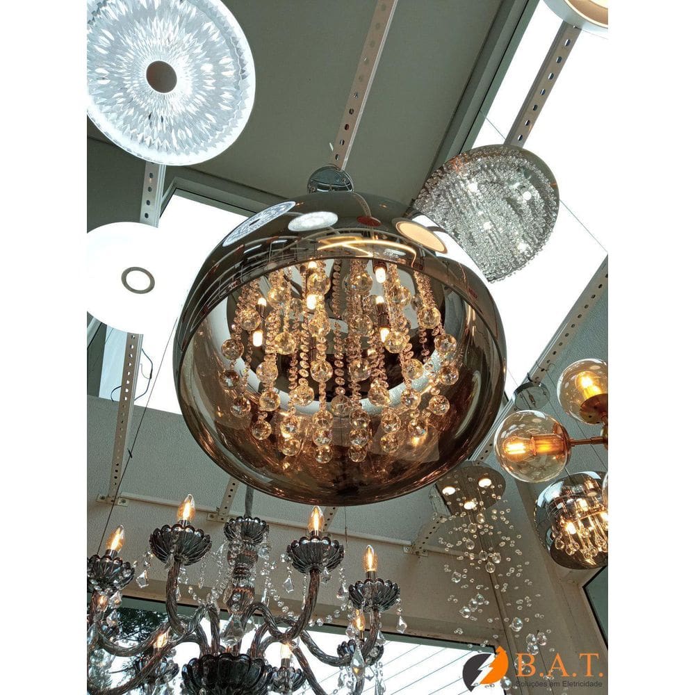 Pendente Plafon Coliseu 500 Cromado