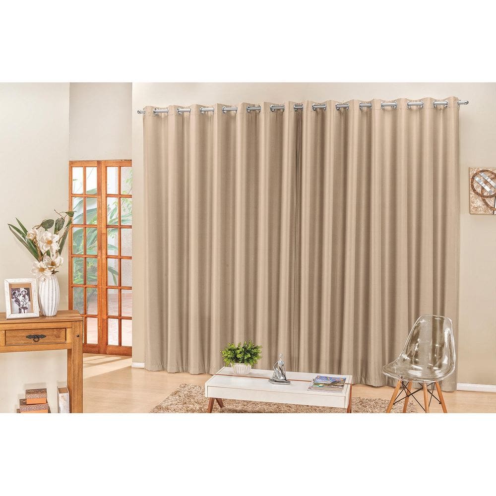 Cortina Madrid 2,00 X 1,70 Bege