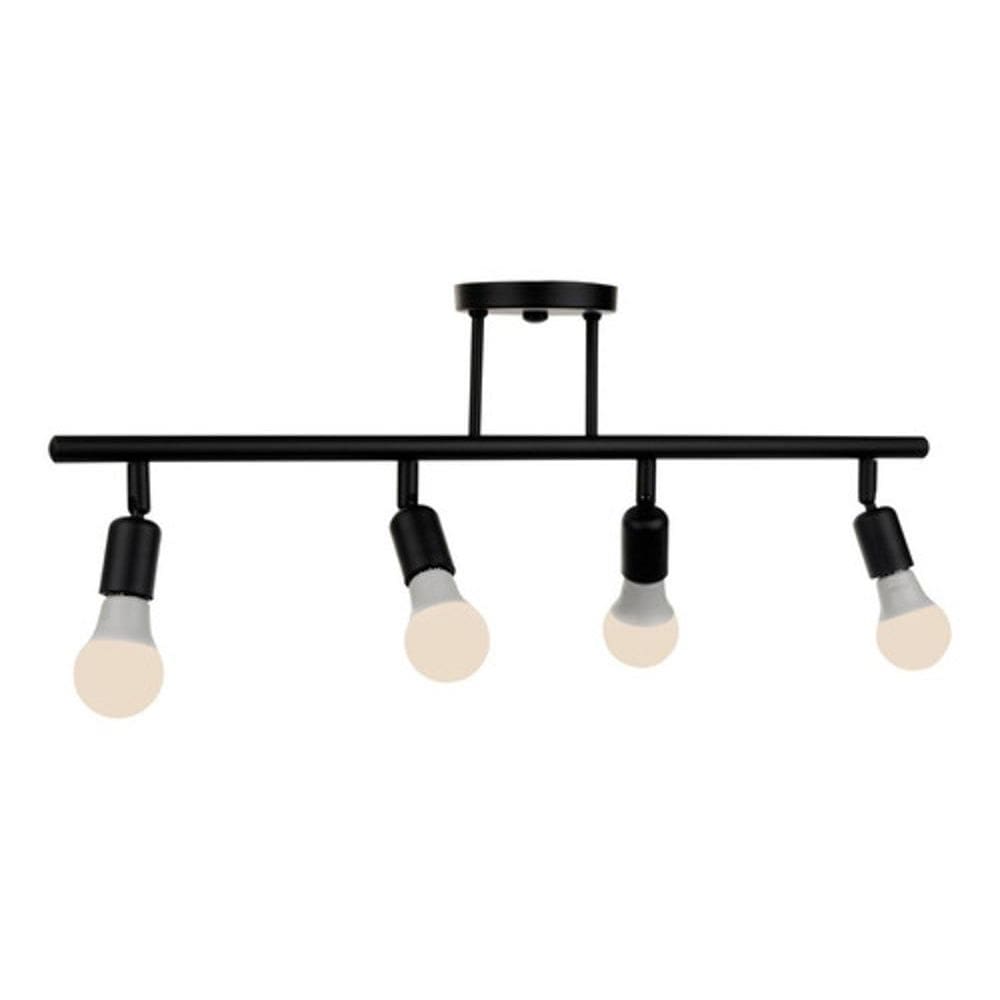 Luminária Teto Spot Trilho 4 Direcionável Preto