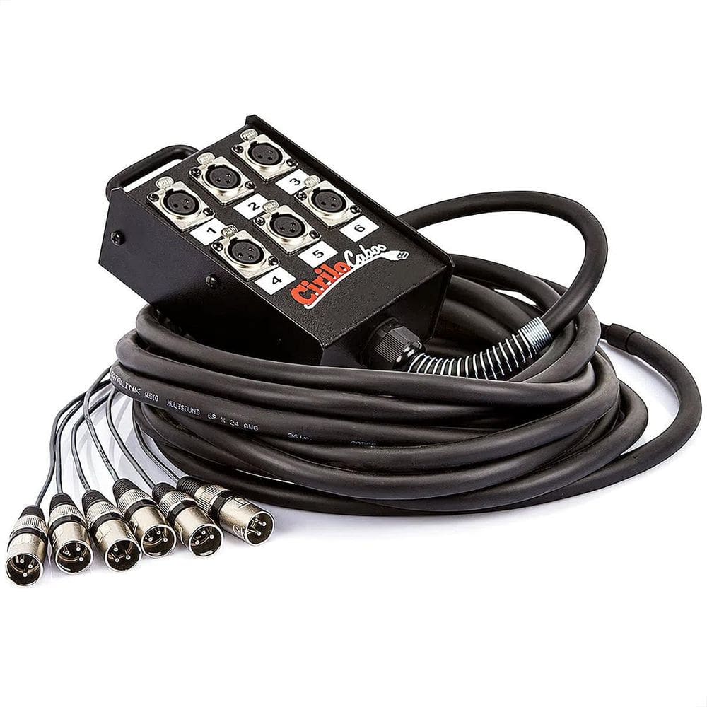 Medusa 6 Vias Montada Conectores Cirilo Cabos - 70 Metros