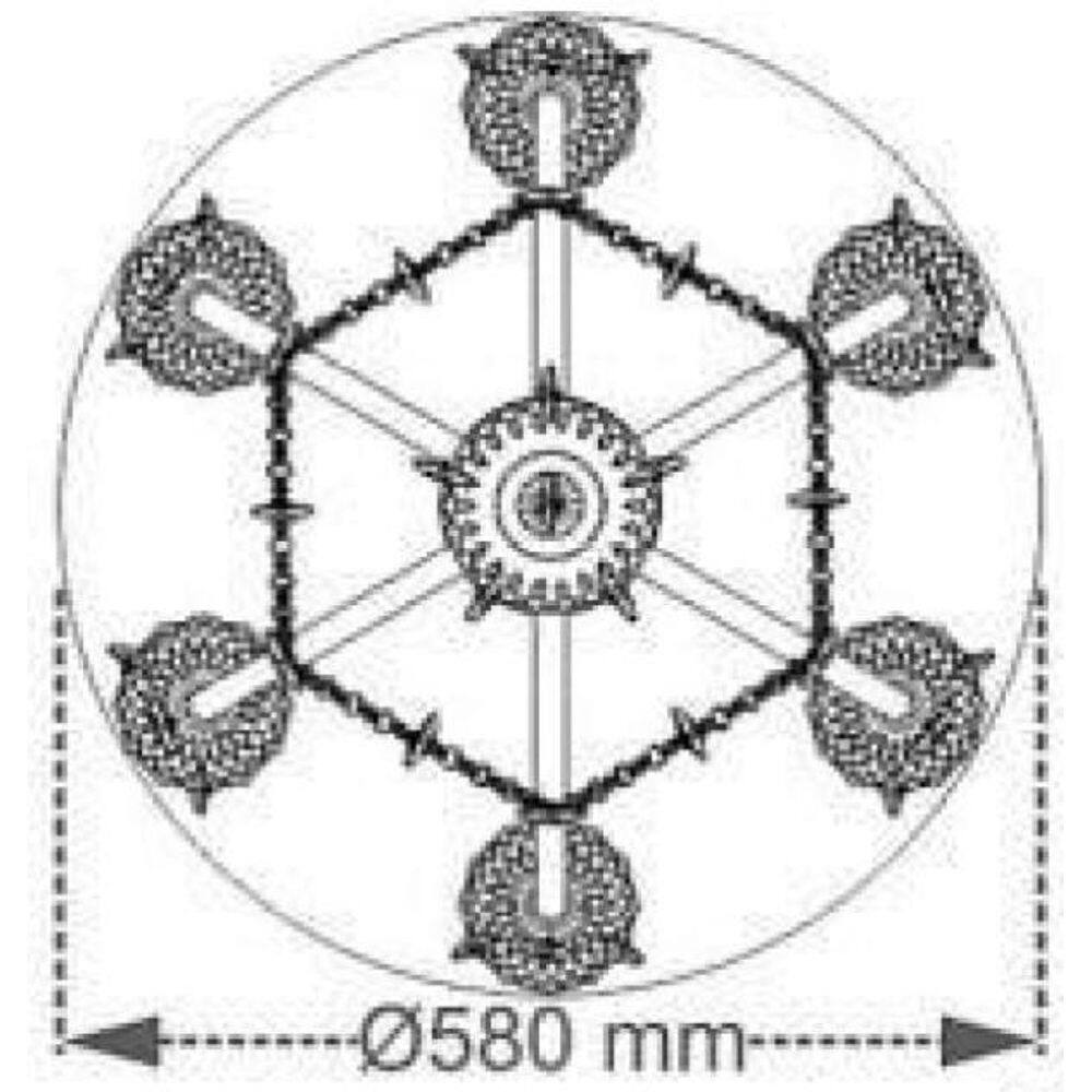 Lustre De Cristal Glam Conhaque