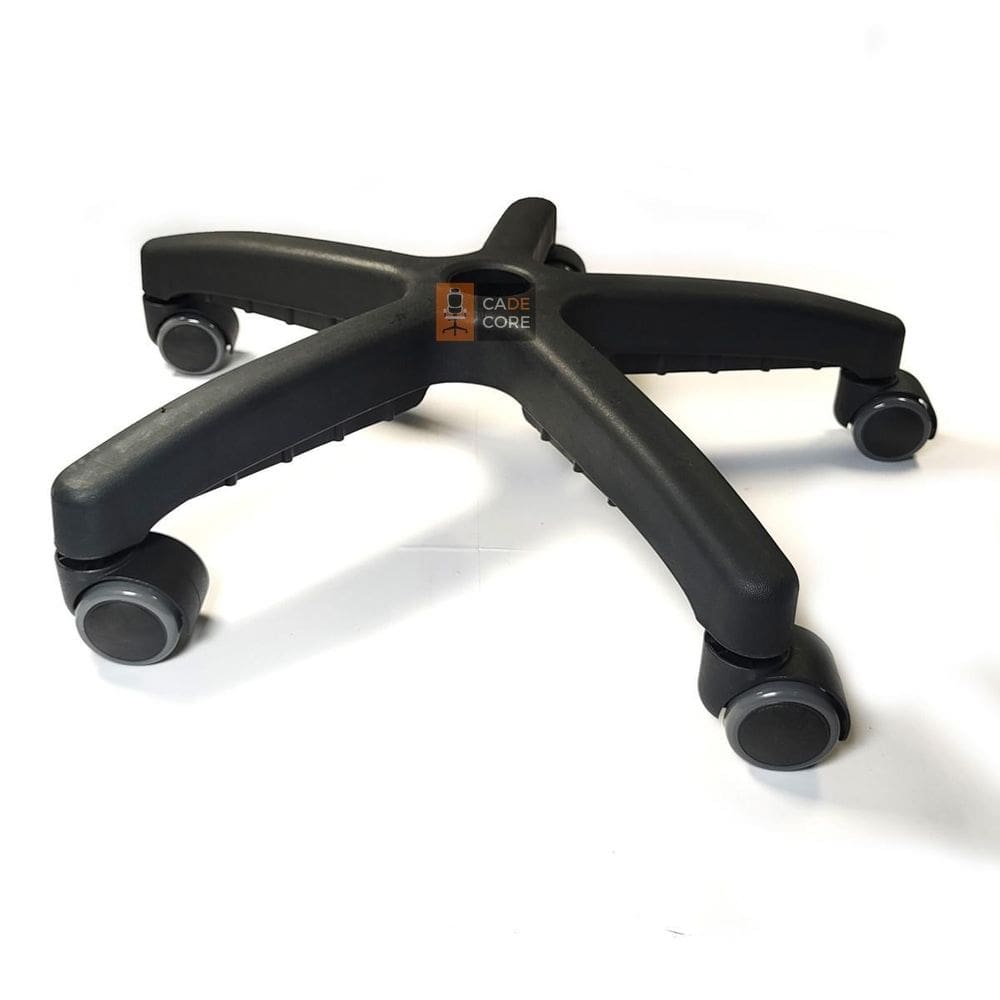 Estrela Nylon Secretária Executiva Preta Rodizios Silicone