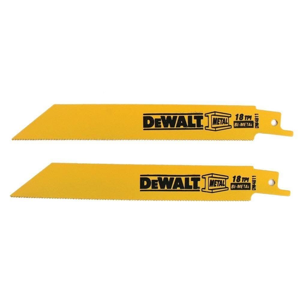 Lâmina De Serra Sabre 6 18 Dentes Com 2 Peças Dewalt