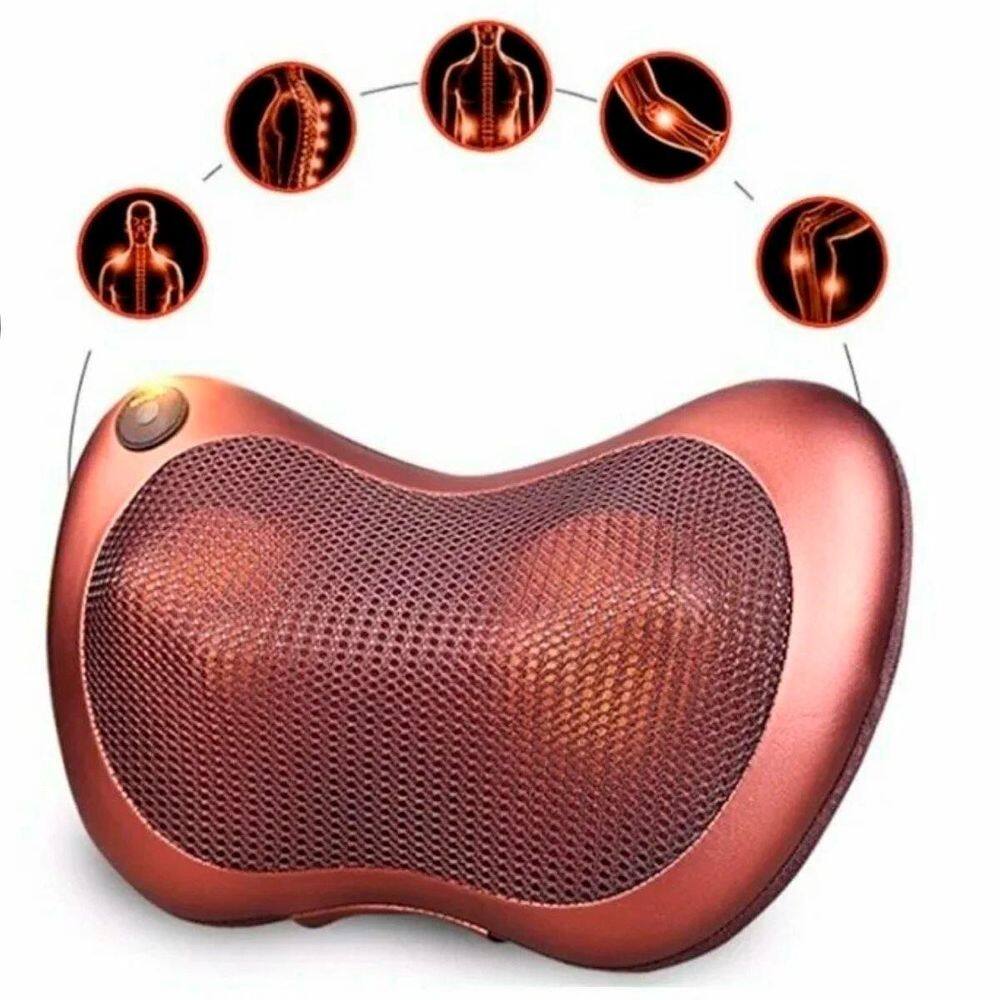 Encosto Massageador Relaxante Redução De Dores Na Costas