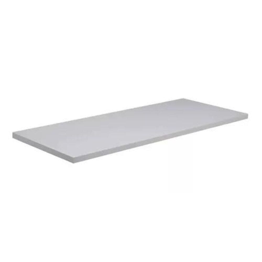 1 Prateleira Bancada Branca Com Suporte Invisivel 100X20