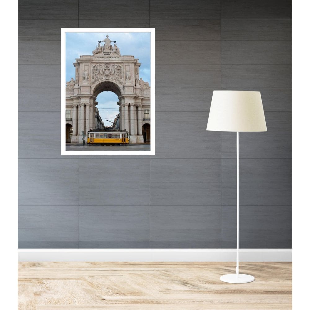 Quadro Decorativo Lisboa Portugal Bondinho - 70X50Cm
