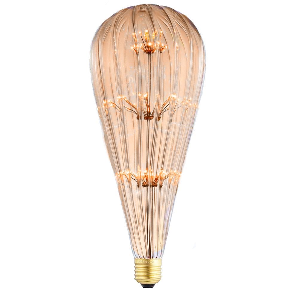 Lâmpada LED Grande Vintage Filamento Retro 2W Ambar