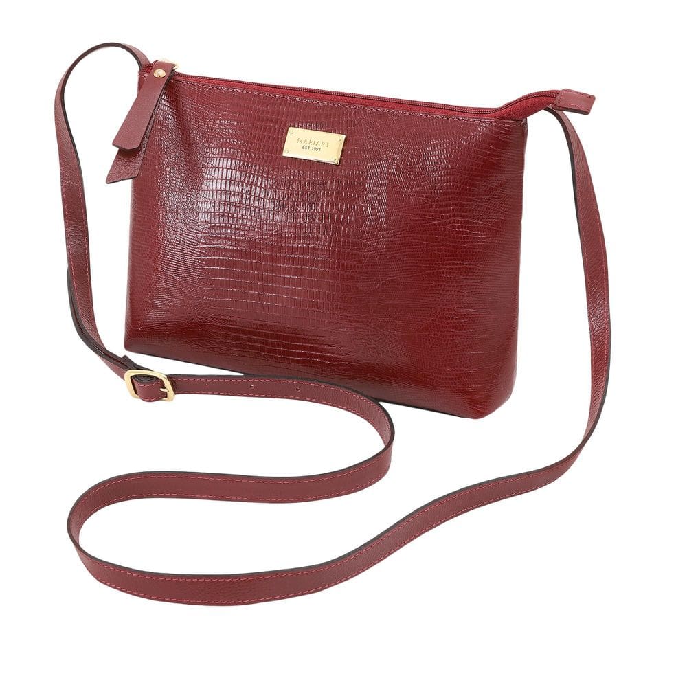 Bolsa De Couro Feminina Transversal Mariart 2190