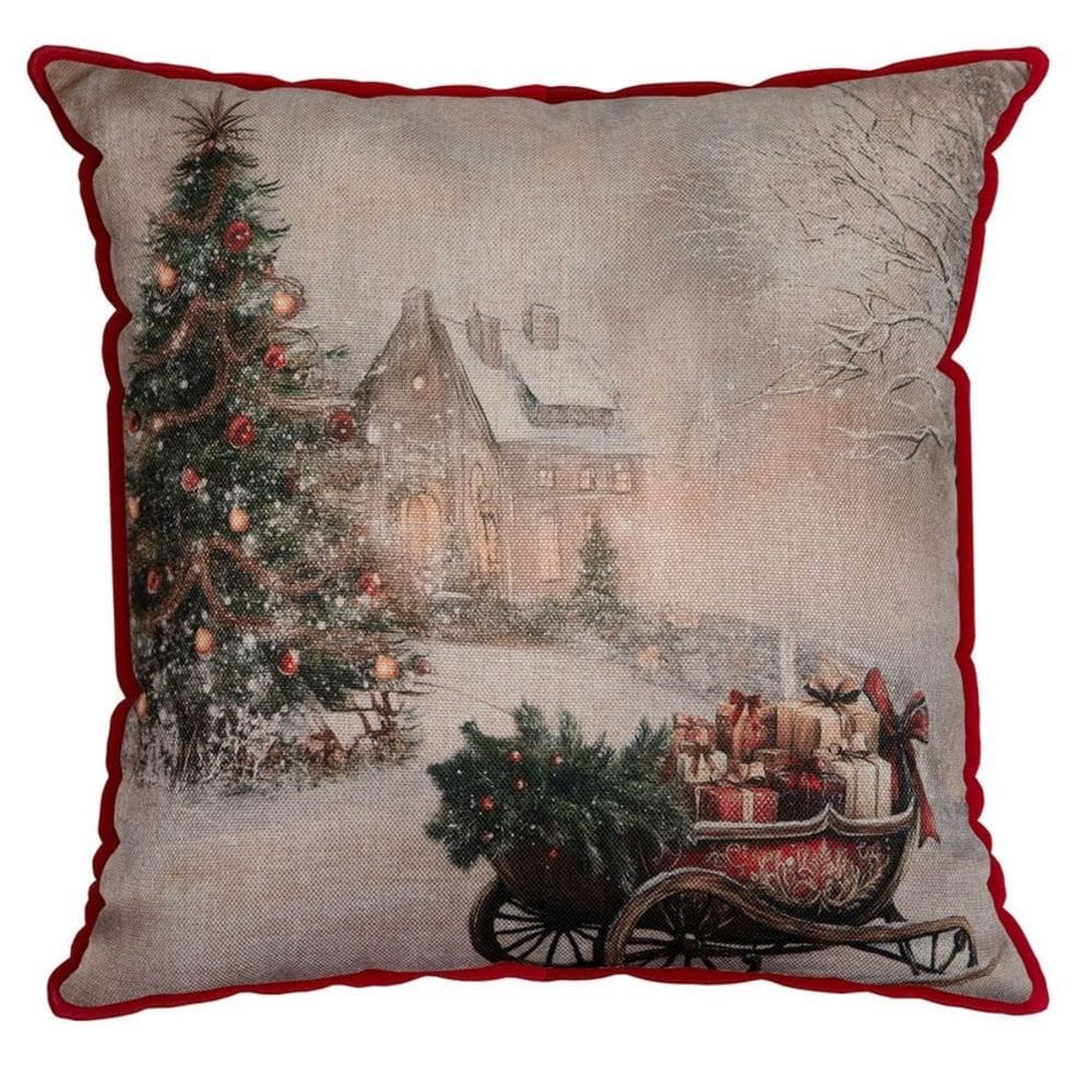 Almofada de Natal Cordone Trenó 579 43cm