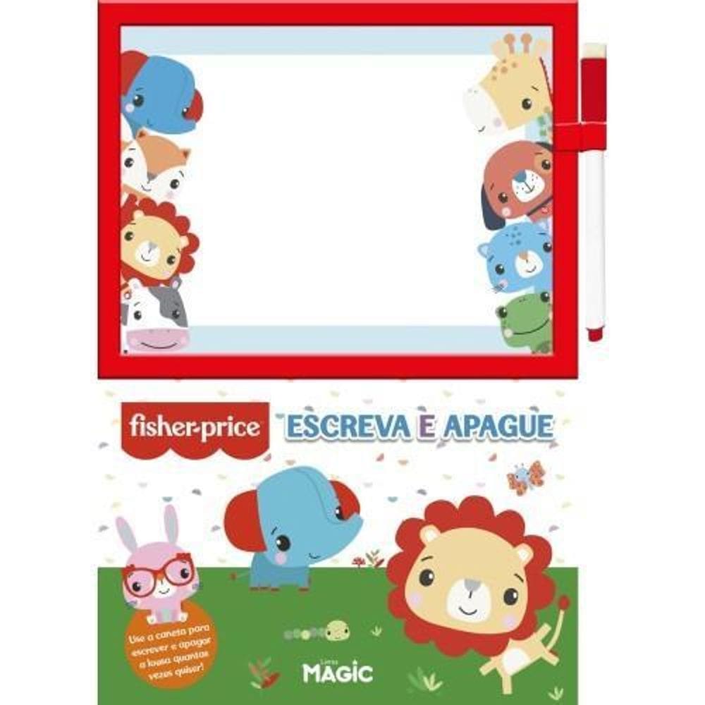Livro Fisher-Price - Escreva E Apague - Magic Kids