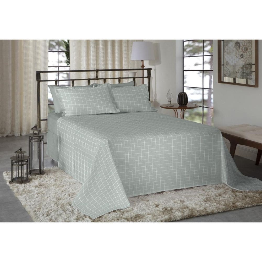 Jogo De Cama Casal 300 Fios Nova America - Guilherme  7576