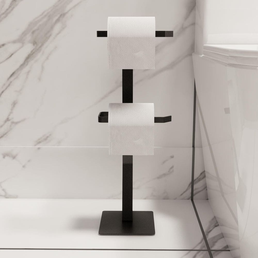Porta Papel Higiênico Chão Papeleiro Banheiro Lavabo Duplo