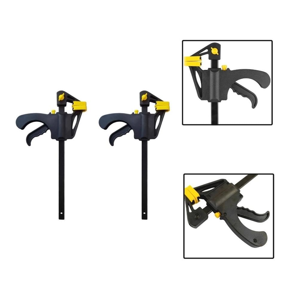 Kit 2 Grampos Sargento Aperto Rápido Madeira 150X265X45Mm