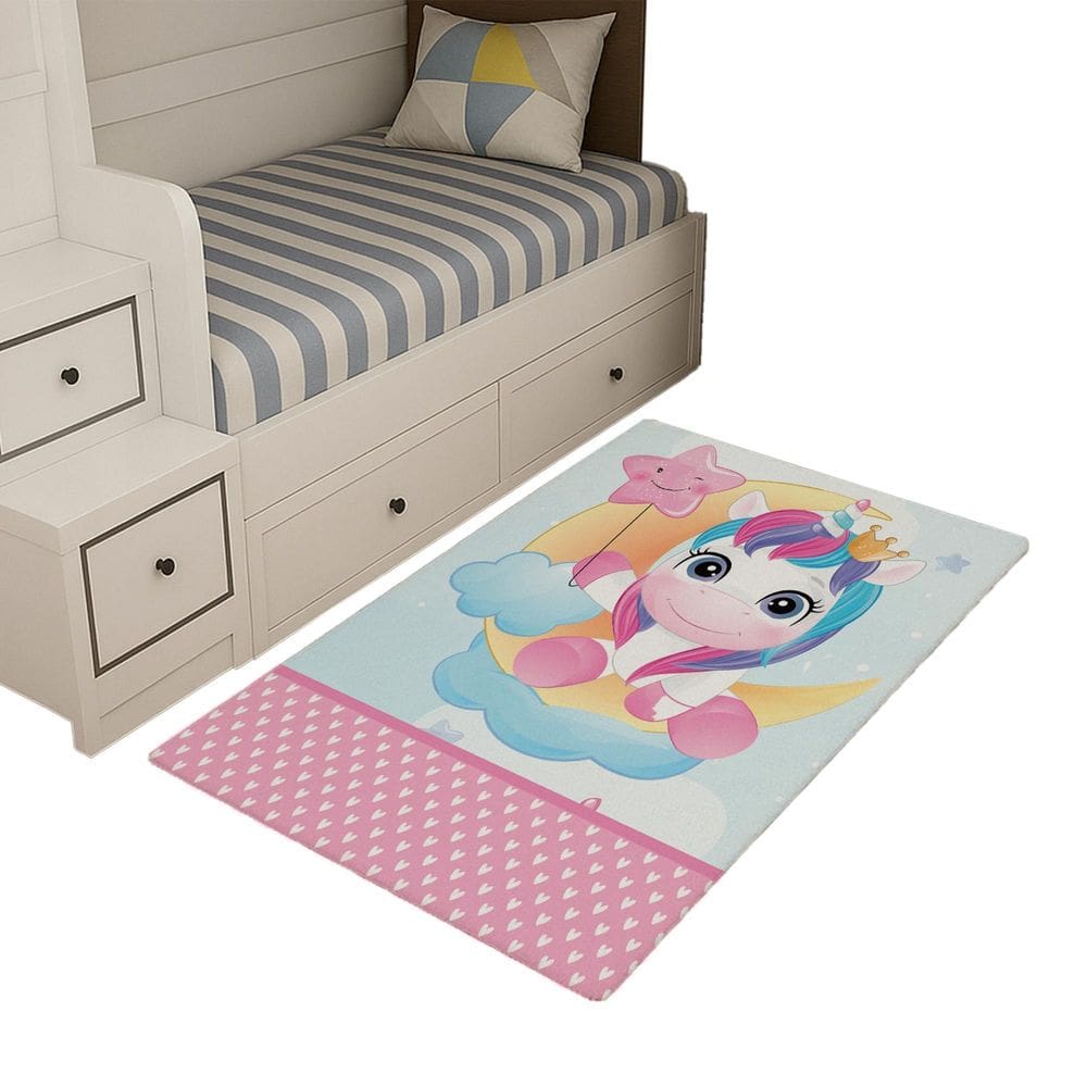 Tapete Infantil Estampado 1,00 X65 Decorativo Antiderrapante