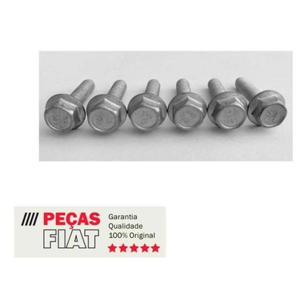 Parafuso Tampa Motor Fire- Kit C/6Peças- Novo