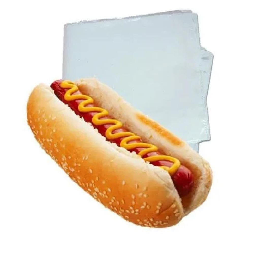 Sacos Plásticos Para Hot Dog 25X14 Cm Kromassa 1Pct C1000
