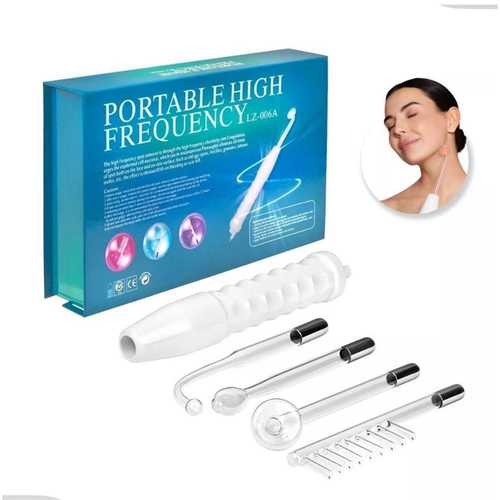 Aparelho Estético Alta Frequência Portátil Bivolt Uso Facial