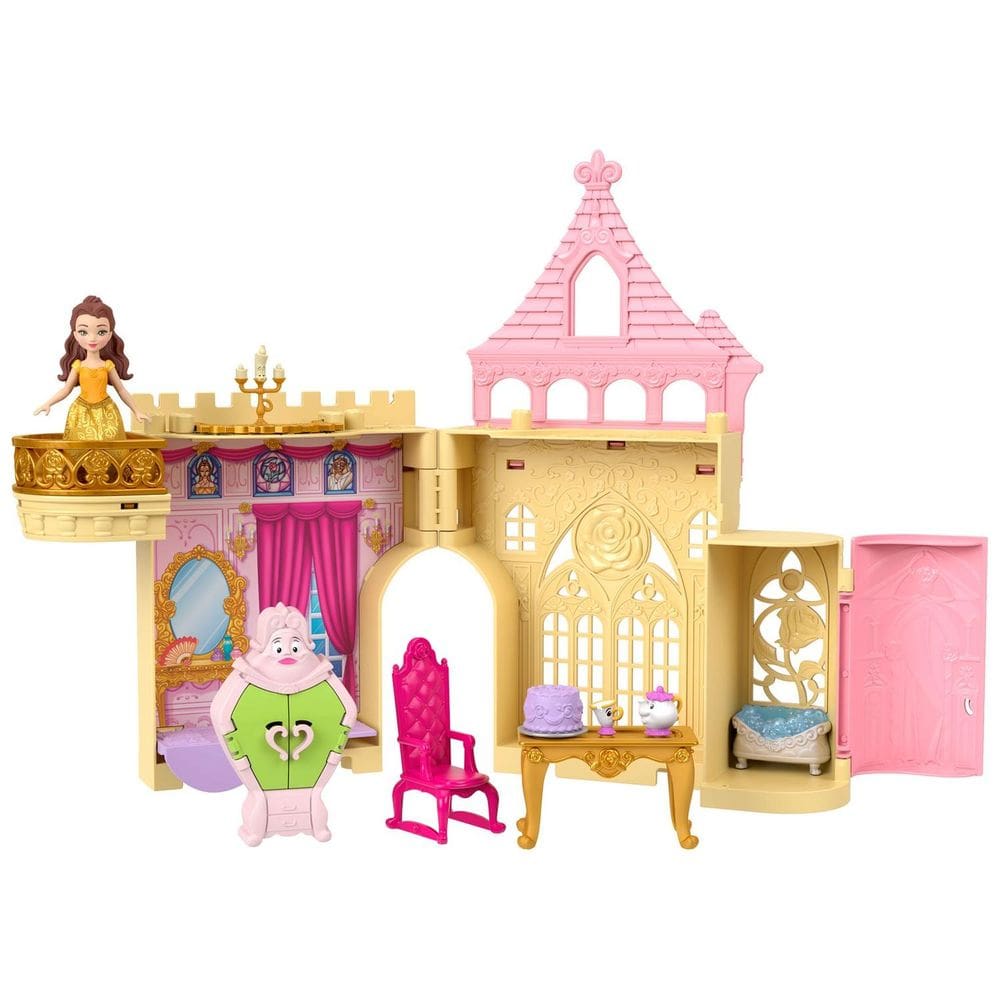 Playset Bela Disney Princess 10 Peças Mattel HLW92