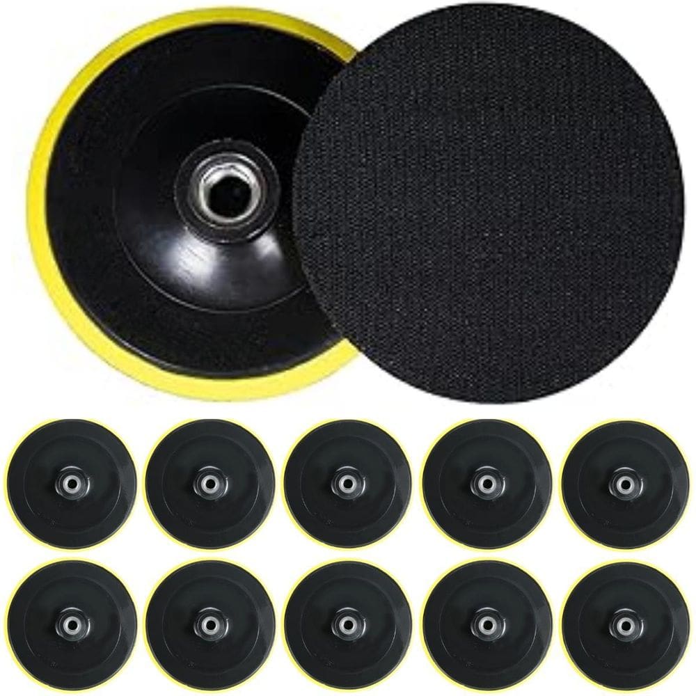 10 X Suporte Prato Disco 4 Polegadas 100Mm Politriz