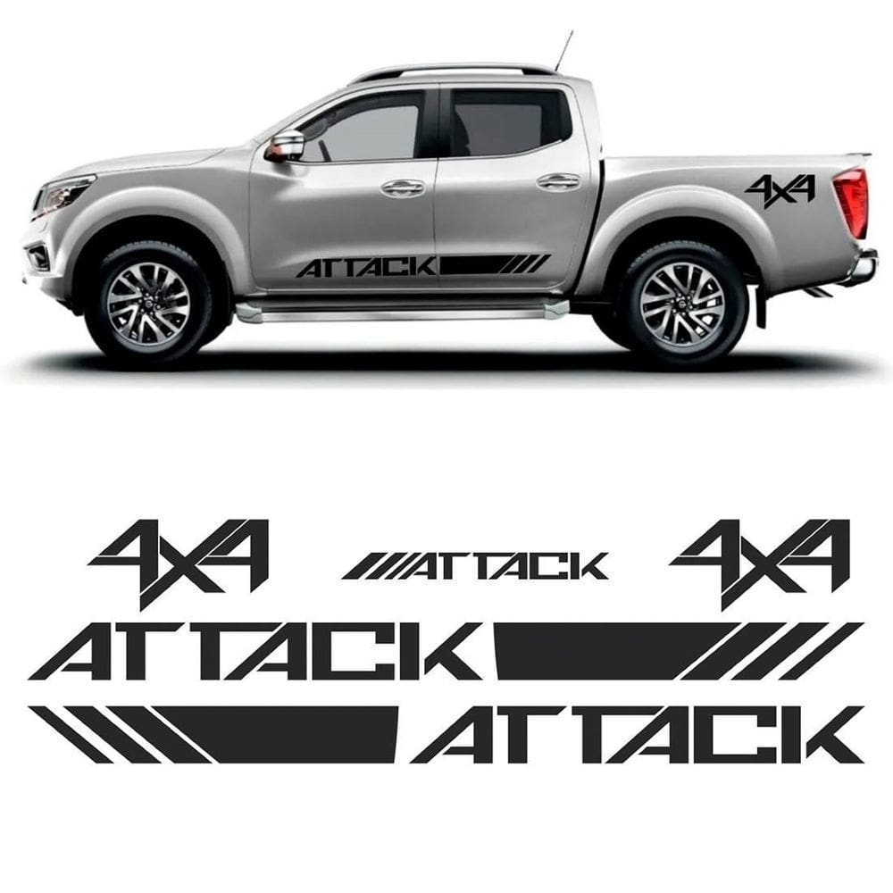 Kit Faixas Frontier Attack 2020 2021 Preto